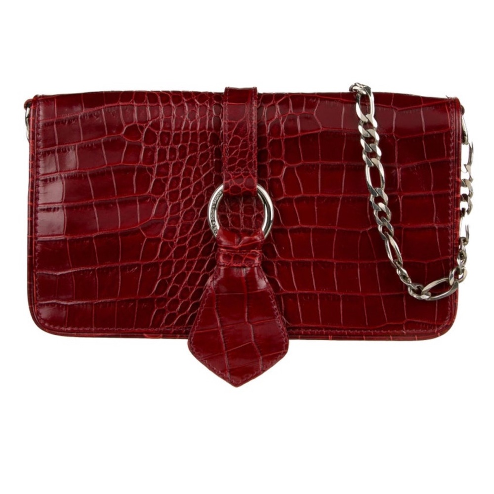 D&G Leather Embossed Shoulder Bag